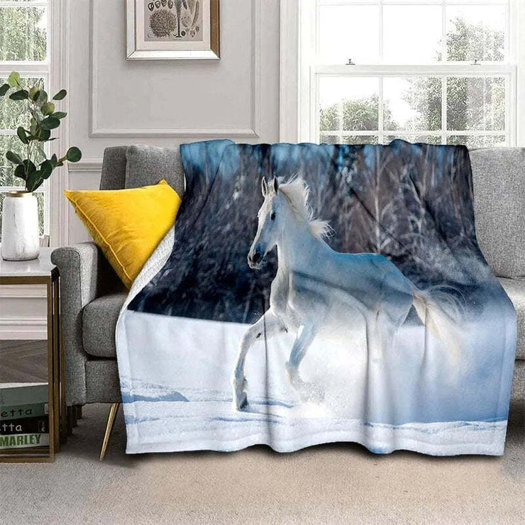 Lunch Break Autumn And Winter Flannel Blanket Home Use