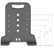 Height Adjustable Dining Table Cat Small Dog Dining Table Double Bowl Stainless Steel Dog Basin