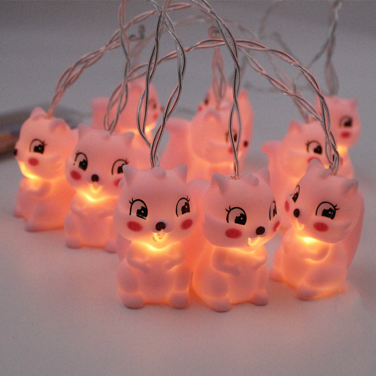 Cute Animal Lighting String For Home Ins Photography Props