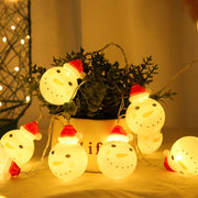 Snowman string lights