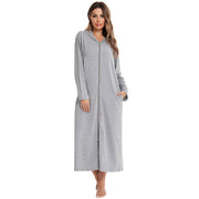 New Autumn And Winter Pajamas Women's Home Nightdress