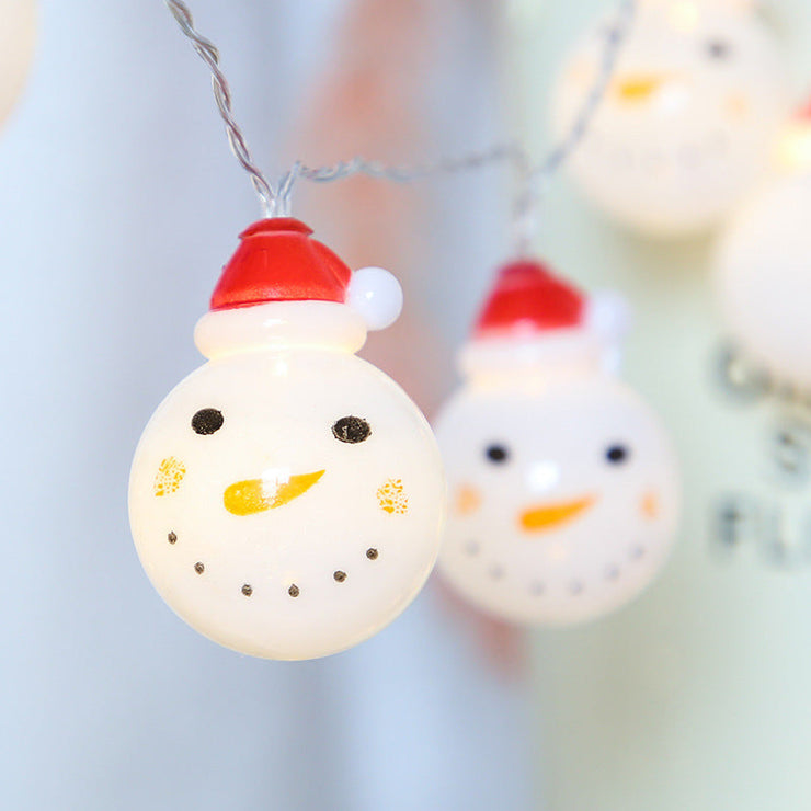Snowman string lights