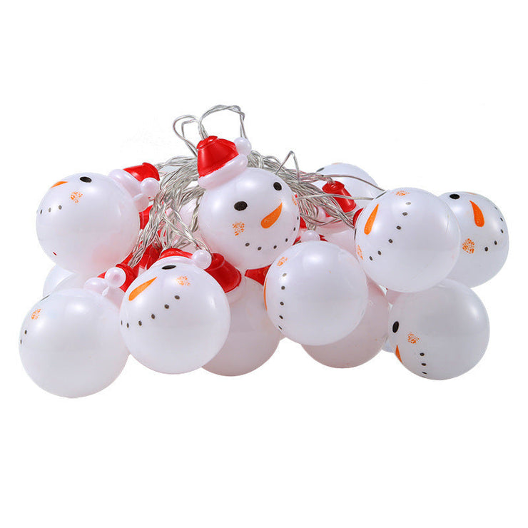 Snowman string lights