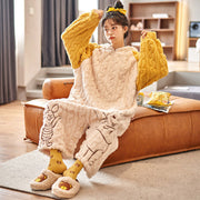 Thickened Flannel Autumn And Winter Home Clothes