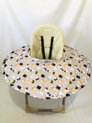 Folding children's dining chair dining mat