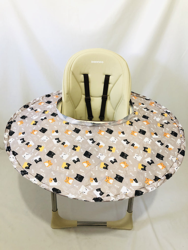 Folding children's dining chair dining mat