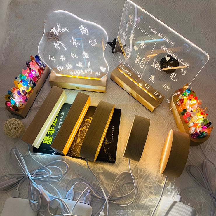 Home Fashion Personality Acrylic Lighting Base