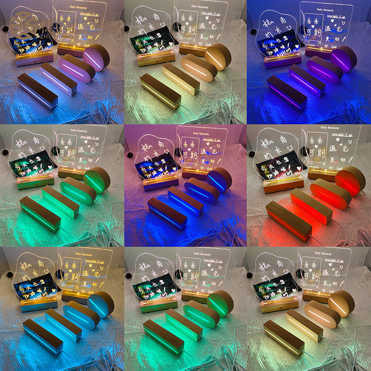 Home Fashion Personality Acrylic Lighting Base