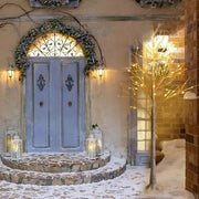 Lighted Birch Tree Artificial White Birch Twig Tree With 8 Warm White Lighting Modes For Wedding Party Christmas Holiday Festival Home Decoration