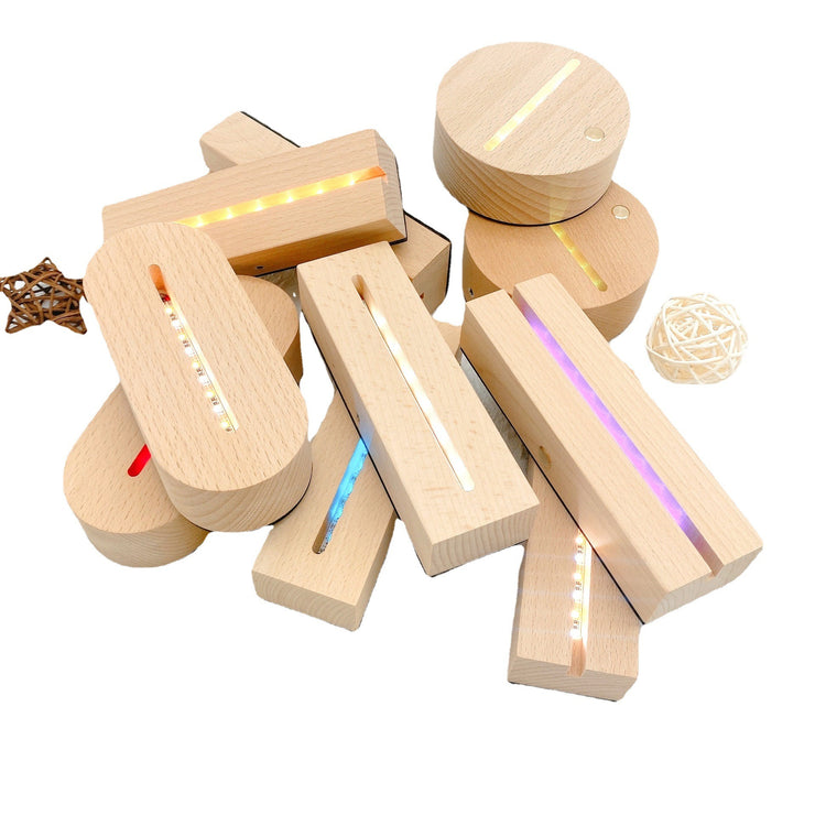 Home Fashion Personality Acrylic Lighting Base