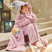 Long Nightgown Cute Spring And Autumn Home Service Suit