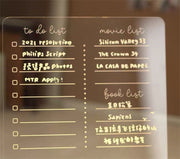 Transparent Acrylic Will Glow Message Board