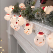Snowman string lights
